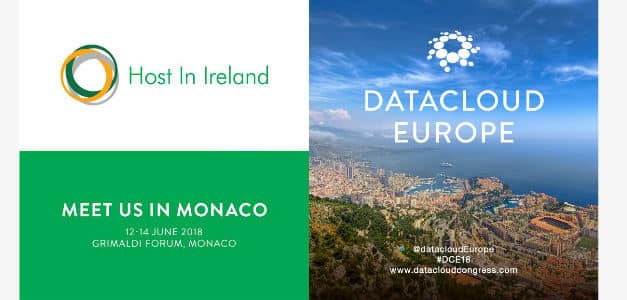 Host in Ireland to Sponsor at Datacloud Europe 2018