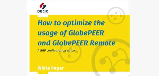DE-CIX’s Latest Whitepaper Illustrates the Benefits of Local and Remote Peering