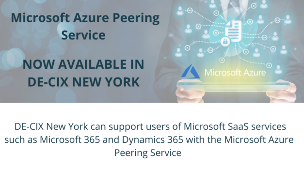 DE-CIX New York Enhanced with Enterprise-Grade Microsoft Services