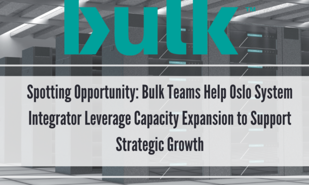 Spotting Opportunity: Bulk Teams Help Oslo System Integrator Leverage Capacity Expansion to Support Strategic Growth