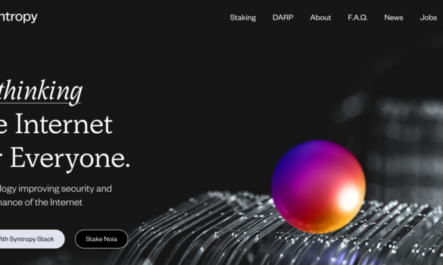 Syntropy Unveils its New Website and Plans for Rethinking the Internet