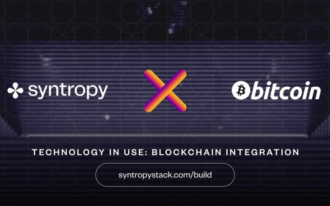 Syntropy Expands Blockchain Adoption to Include Bitcoin