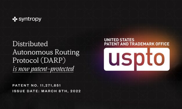 Syntropy Awarded Patent That Is Foundational To The Future of Web3