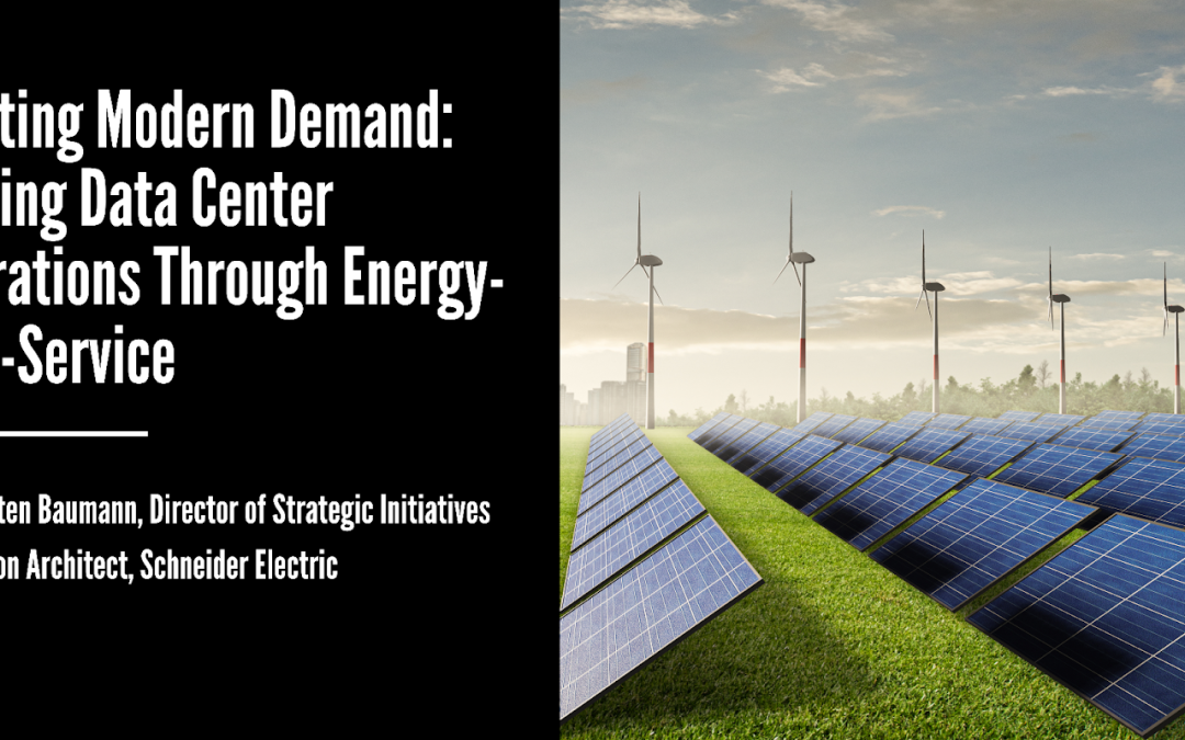 Meeting Modern Demand: Scaling Data Center Operations Through Energy-as-a-Service