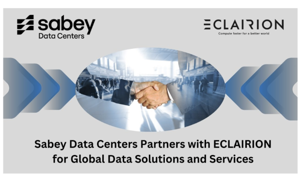 Sabey Data Centers Partners with ECLAIRION for Global Data Solutions and Services