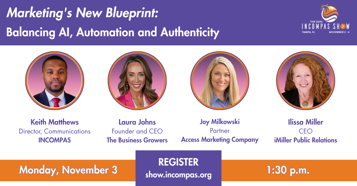 INCOMPAS 2025 Marketing Workshop Series to Explore AI, Authenticity, Networking and Automation